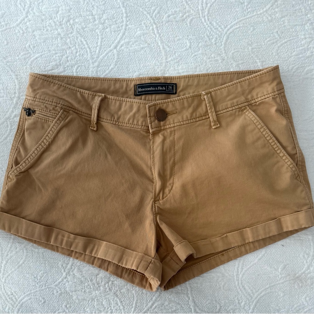 Abercrombie & Fitch Women's Tan Shorts